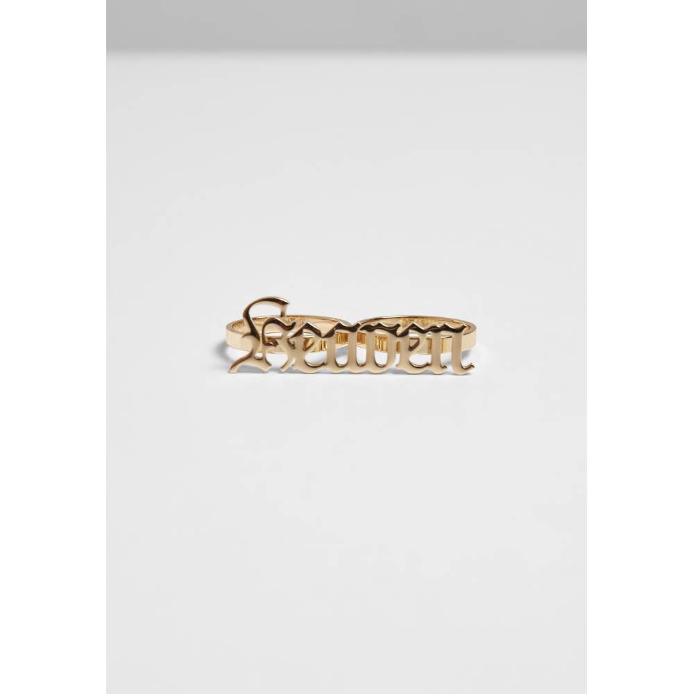 Mister Tee - Heaven Chunky Ring - Gold coloured
